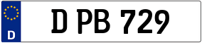 Truck License Plate